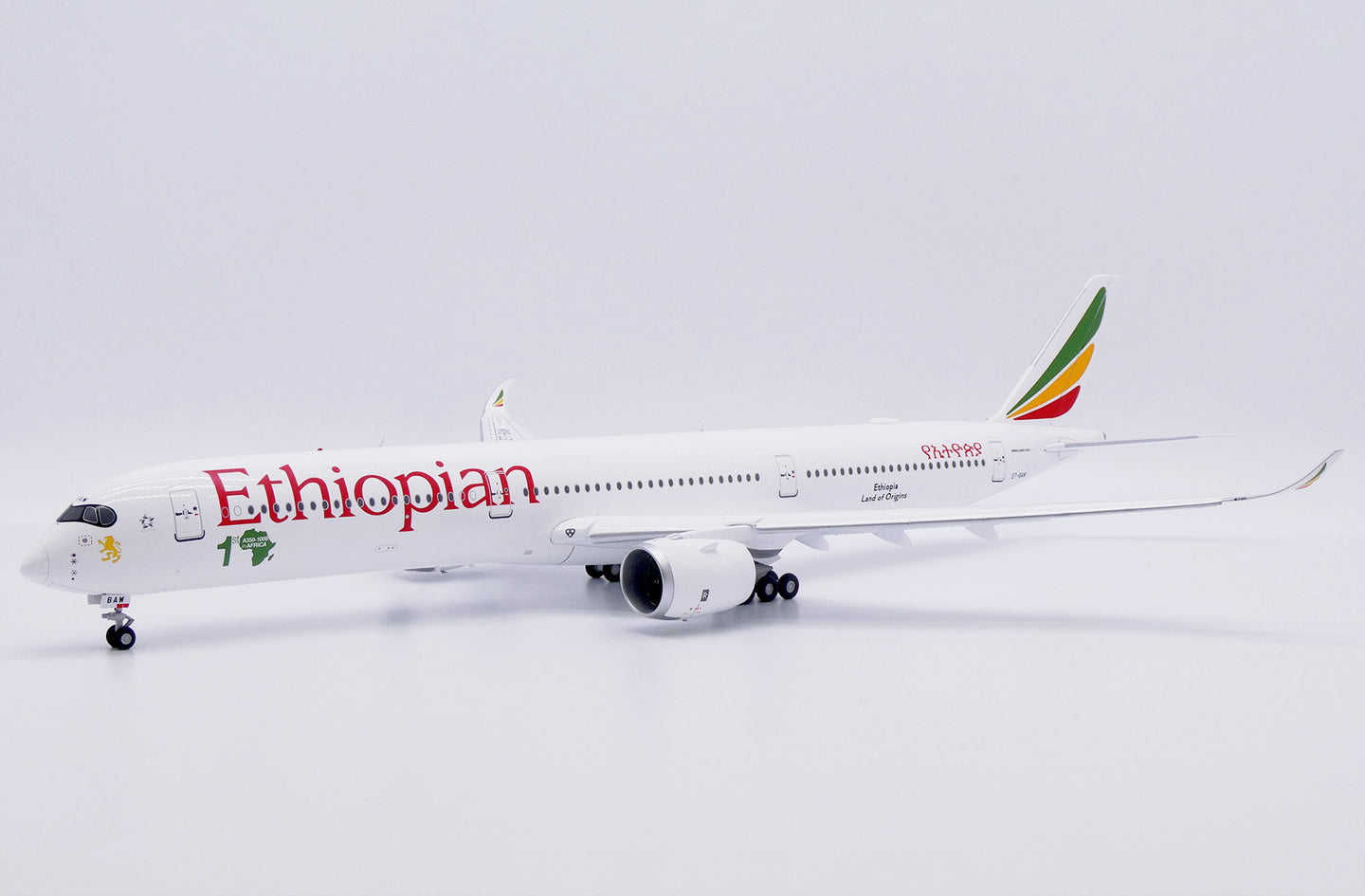 JC WINGS A350-1000 ETHIOPIAN AIRLINES "1ST A350-1000 IN AFRICA" (FLAPS DOWN) REG: ET-BAW