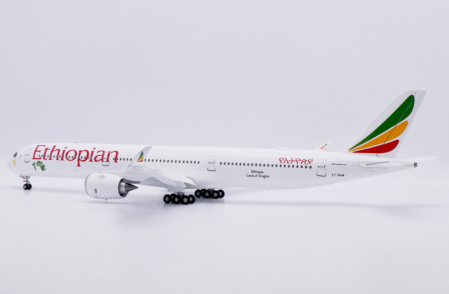 JC WINGS A350-1000 ETHIOPIAN AIRLINES "1ST A350-1000 IN AFRICA" (FLAPS DOWN) REG: ET-BAW