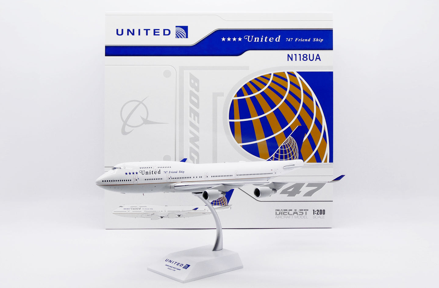 JC WINGS B747-400 UNITED AIRLINES "747 FRIEND SHIP" REG: N118UA