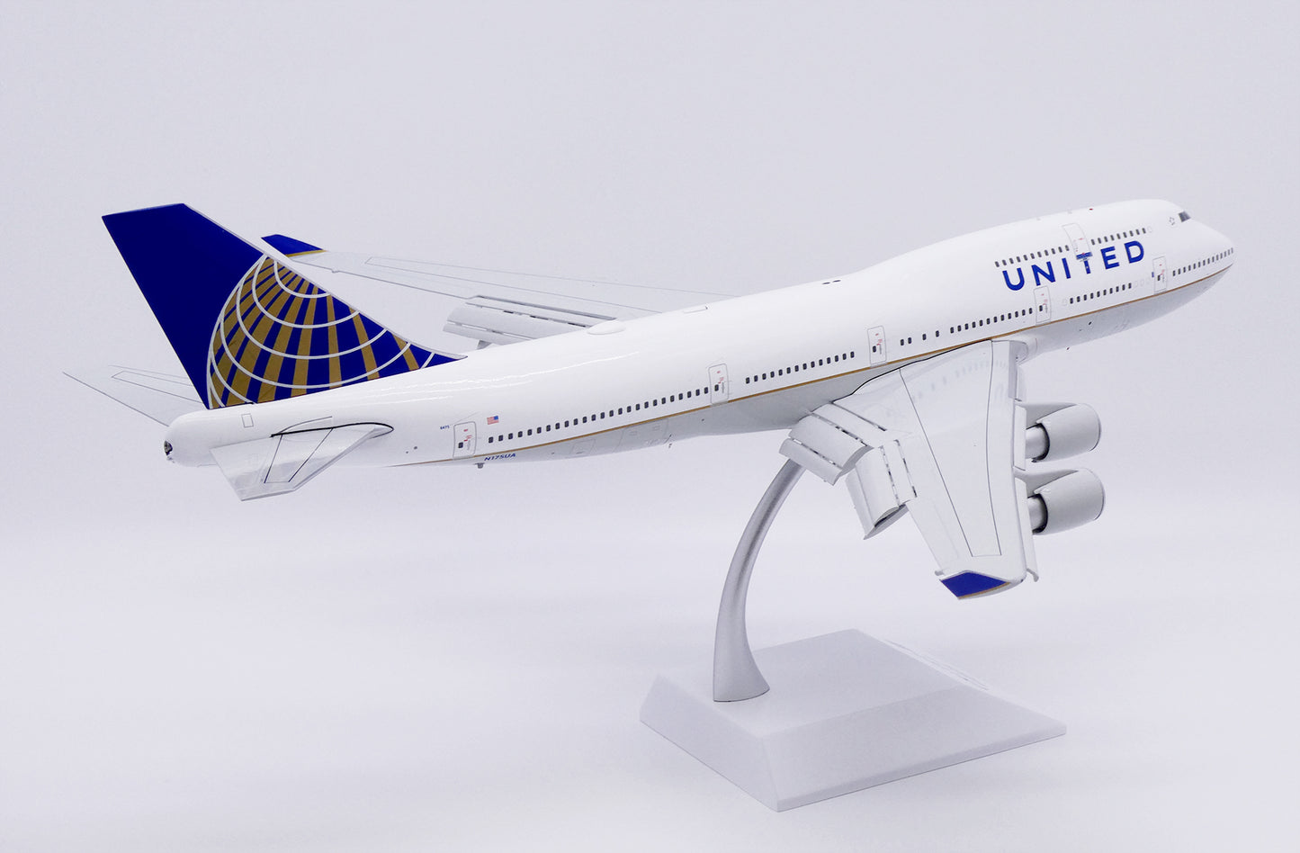 JC WINGS B747-400 UNITED AIRLINES (FLAPS DOWN) REG: N175UA