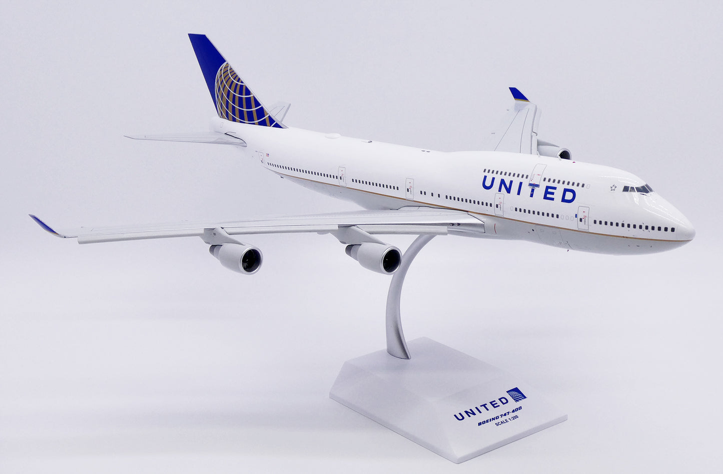 JC WINGS B747-400 UNITED AIRLINES (FLAPS DOWN) REG: N175UA