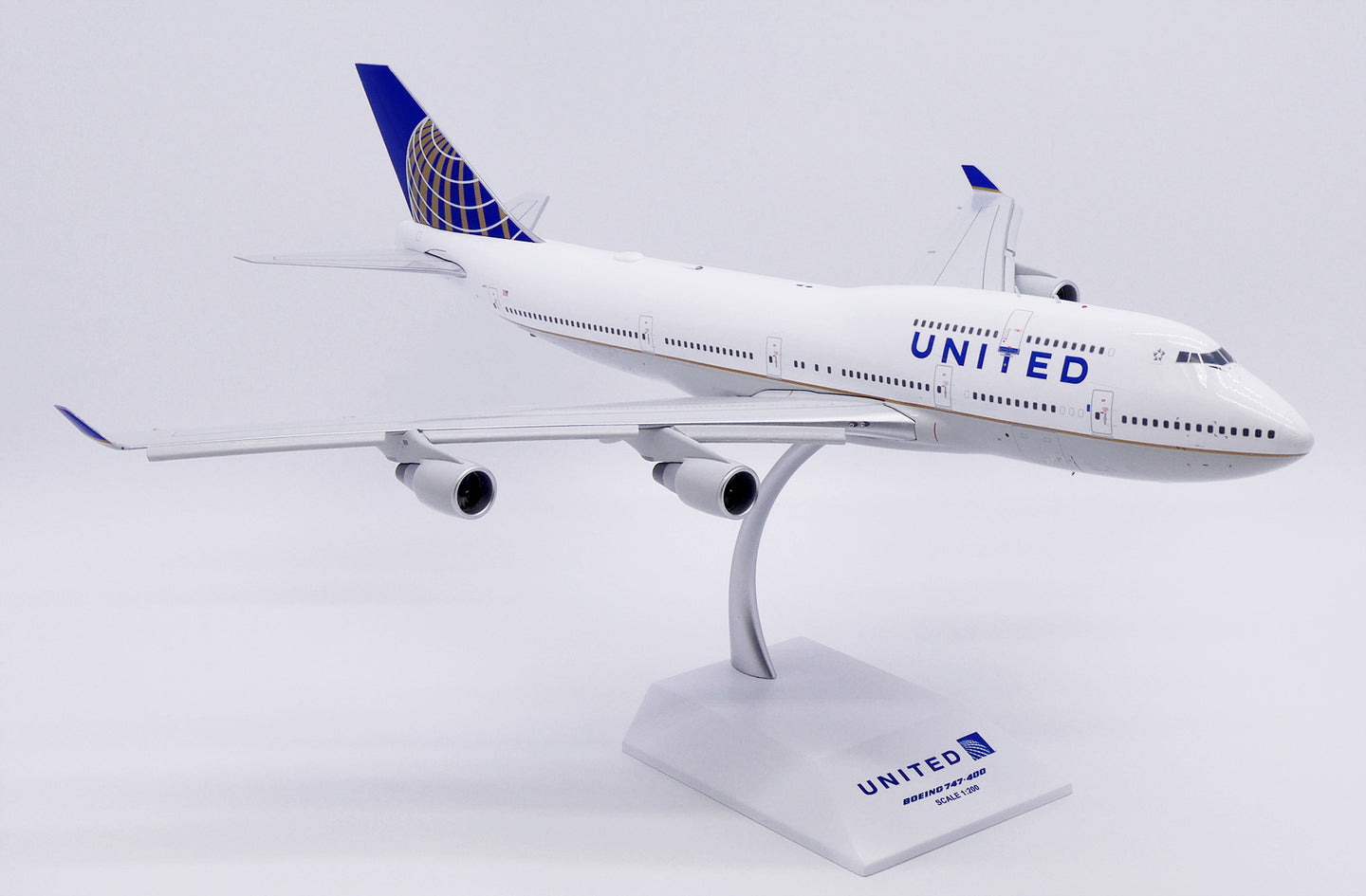 JC WINGS B747-400 UNITED AIRLINES (FLAPS DOWN) REG: N175UA