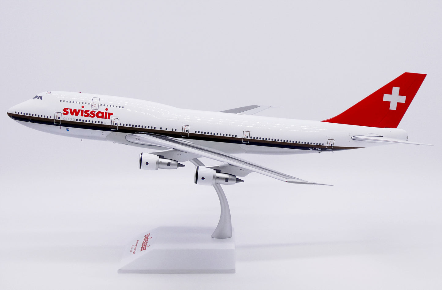 JC WINGS B747-300 SWISSAIR (POLISHED) REG: HB-IGF