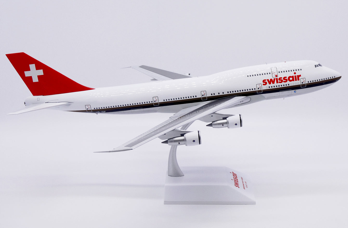 JC WINGS B747-300 SWISSAIR (POLISHED) REG: HB-IGF