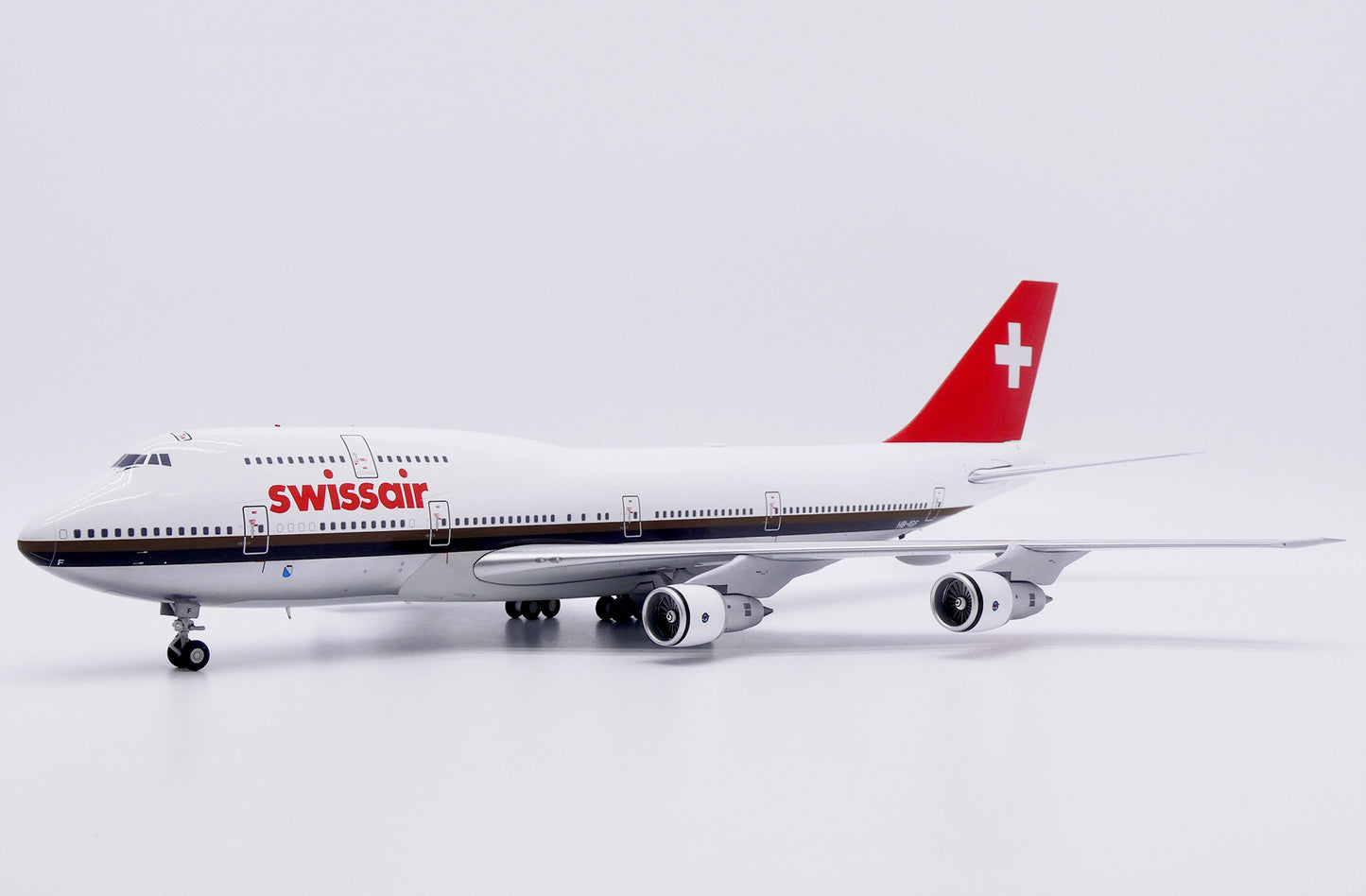 JC WINGS B747-300 SWISSAIR (POLISHED) REG: HB-IGF