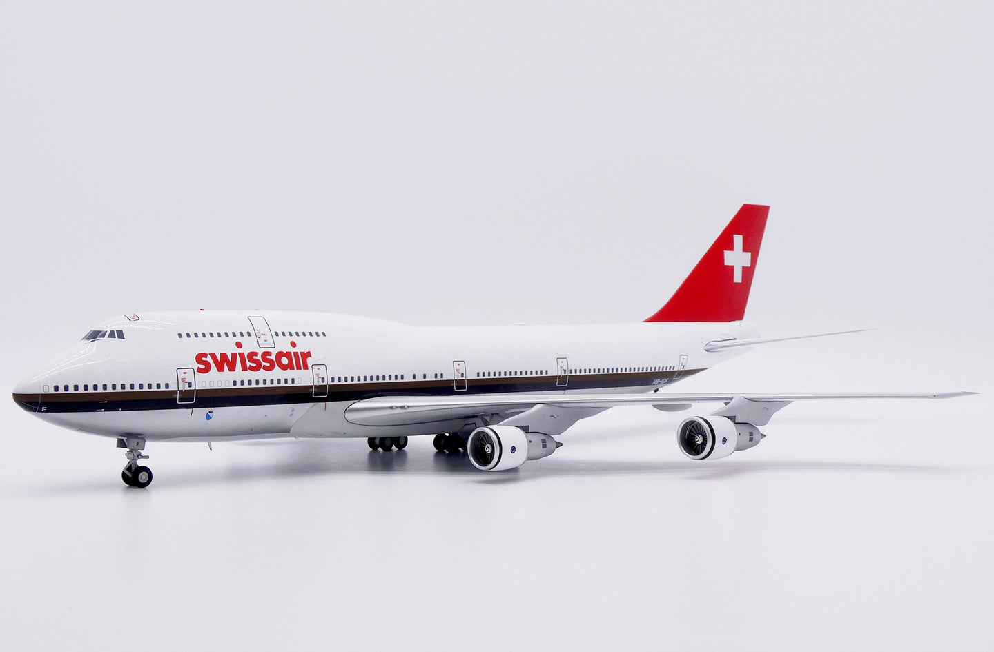 JC WINGS B747-300 SWISSAIR (POLISHED) REG: HB-IGF