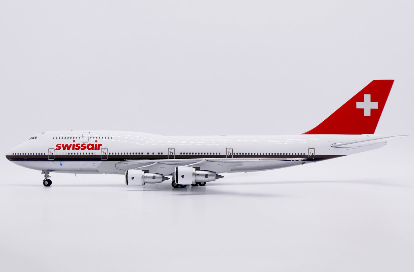 JC WINGS B747-300 SWISSAIR (POLISHED) REG: HB-IGF