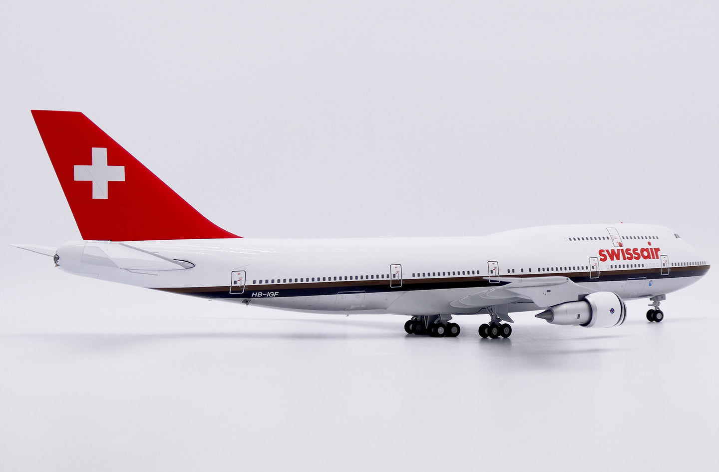 JC WINGS B747-300 SWISSAIR (POLISHED) REG: HB-IGF