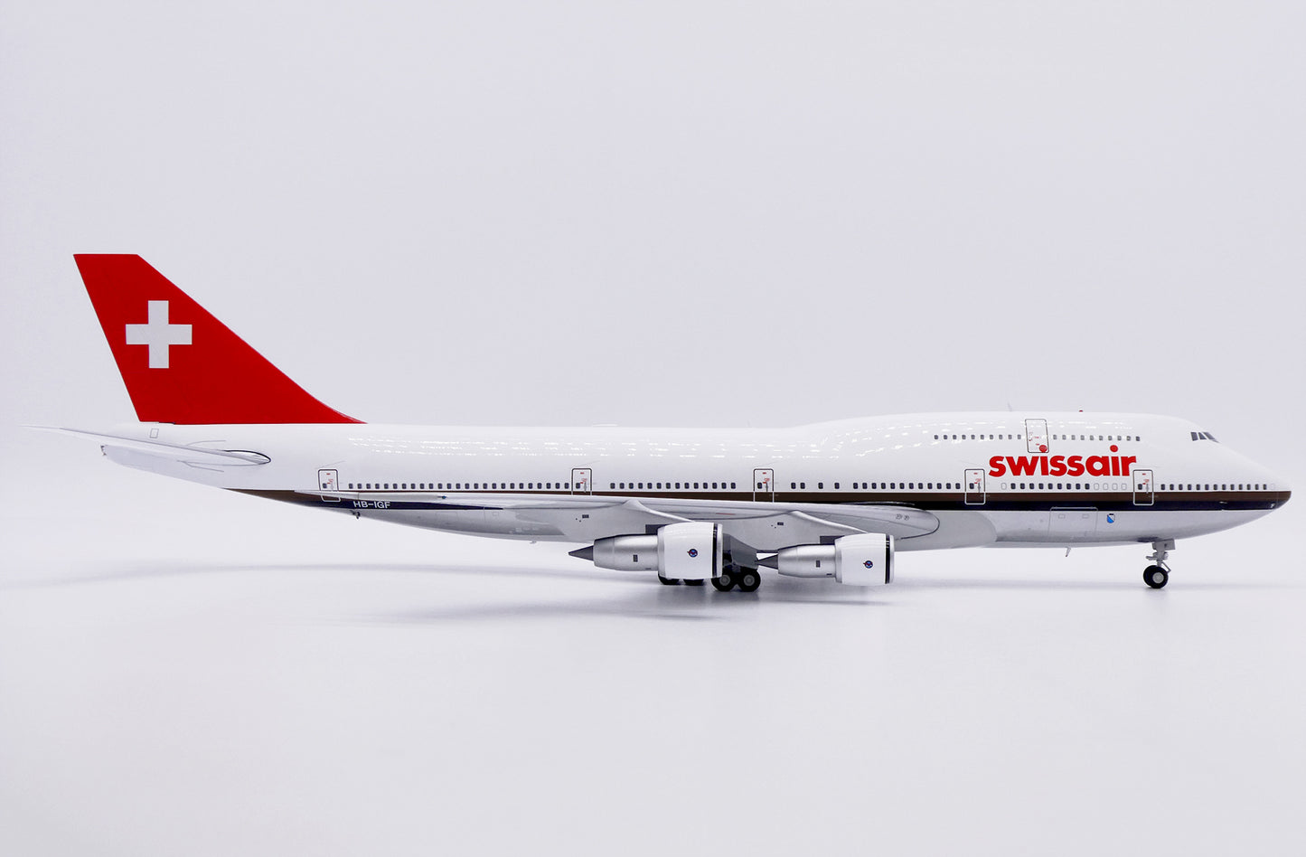 JC WINGS B747-300 SWISSAIR (POLISHED) REG: HB-IGF