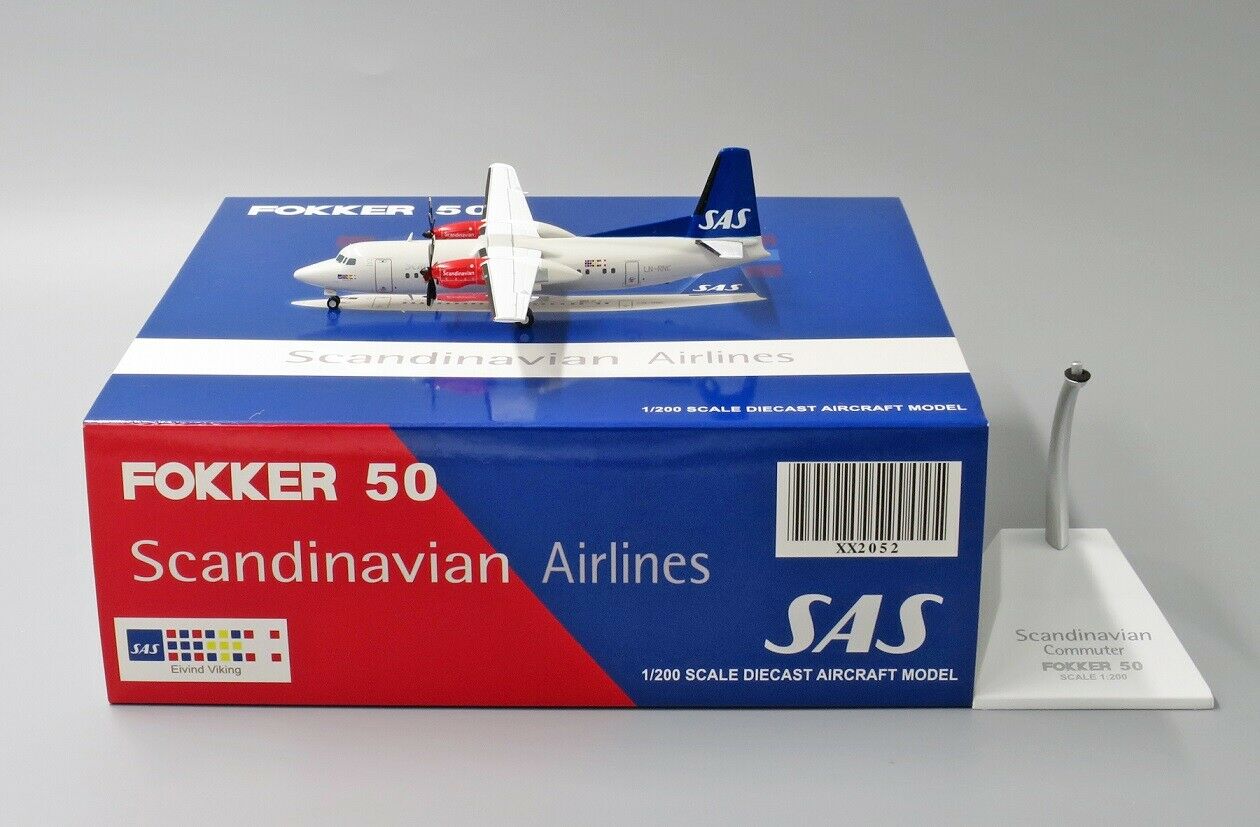 JC WINGS FOKKER 50 SCANDINAVIAN AIRLINES REG: LN-RNC