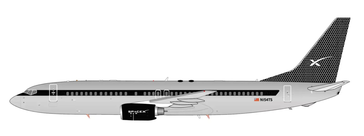 JC WINGS B737-800 SPACEX REG: N154TS