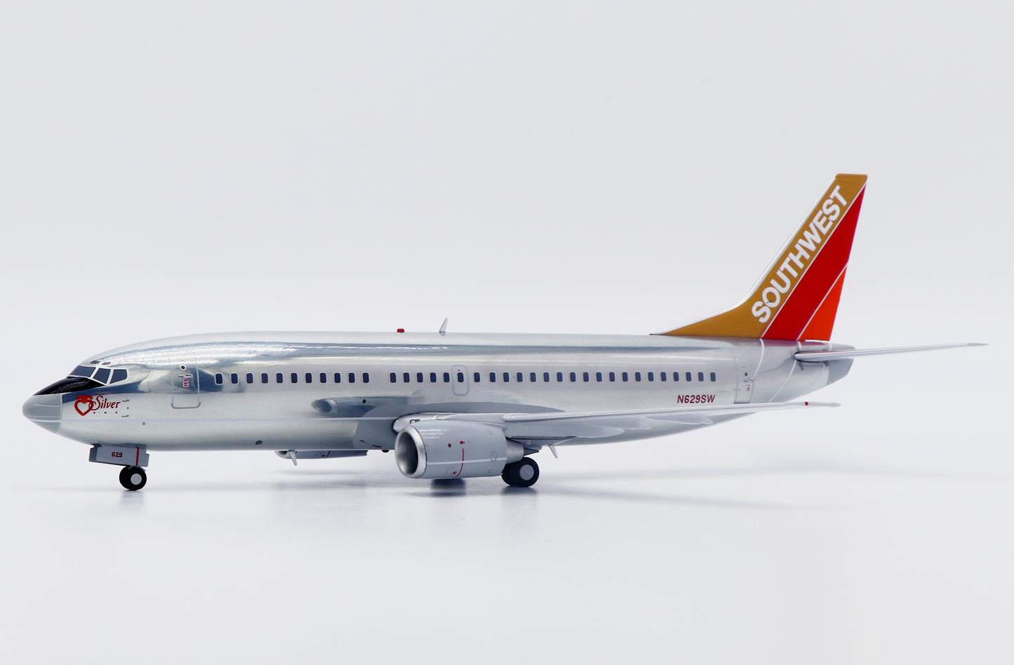 JC WINGS B737-300 SOUTHWEST AIRLINES "SILVER ONE" (POLISHED) REG: N629SW