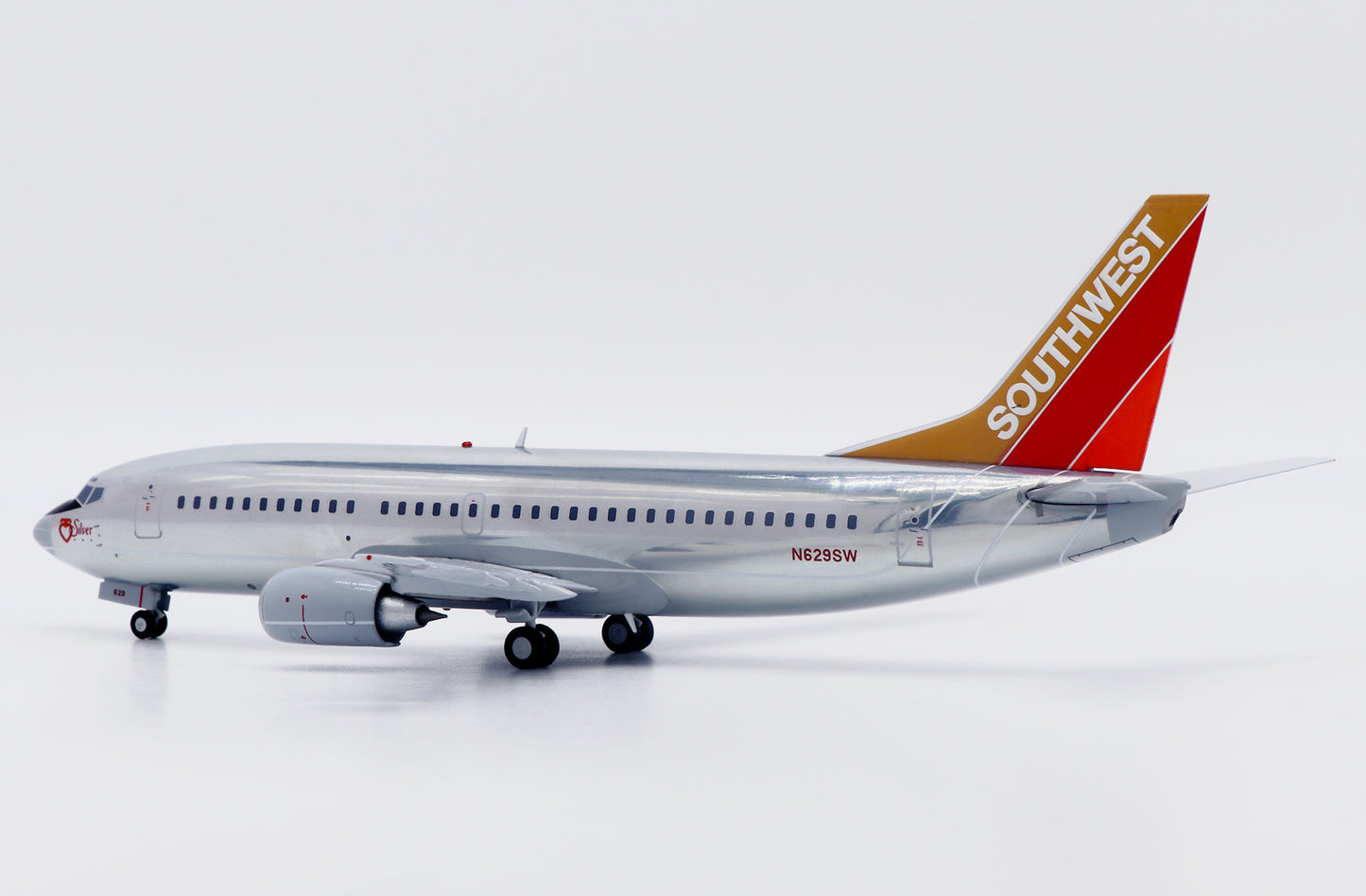 JC WINGS B737-300 SOUTHWEST AIRLINES "SILVER ONE" (POLISHED) REG: N629SW