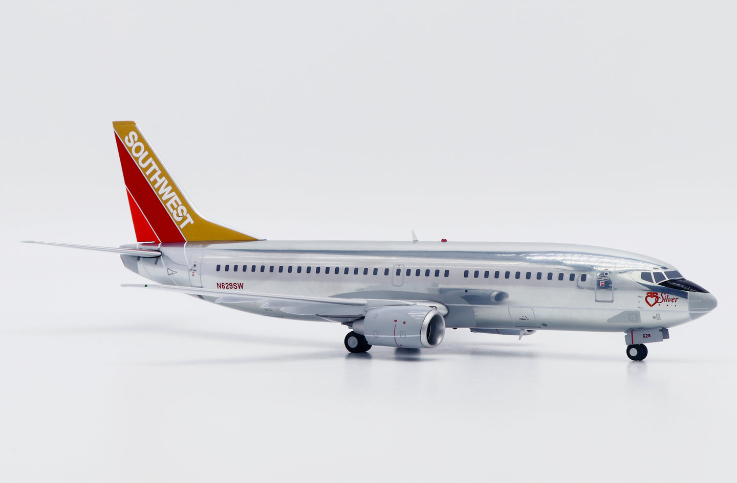 JC WINGS B737-300 SOUTHWEST AIRLINES "SILVER ONE" (POLISHED) REG: N629SW