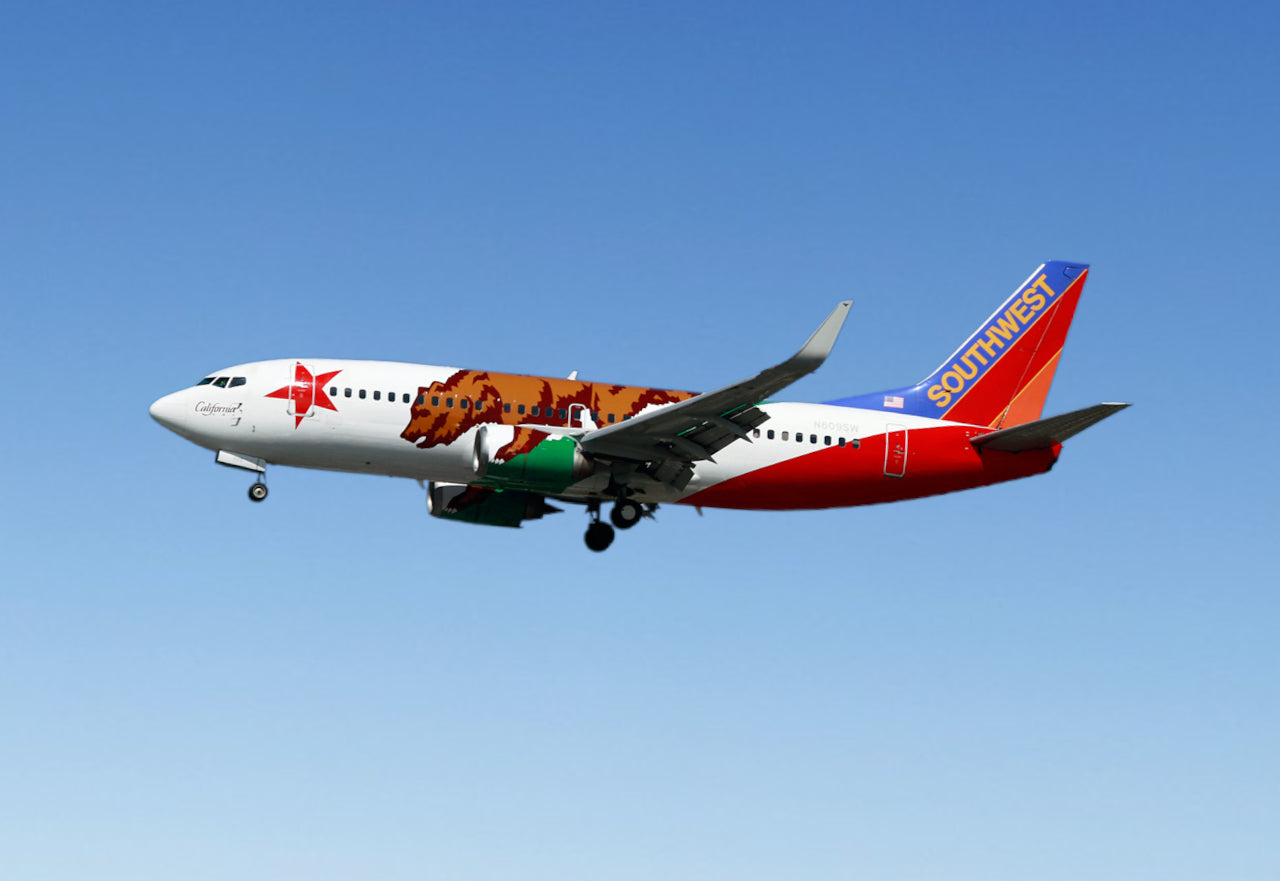 JC WINGS B737-300 SOUTHWEST AIRLINES "CALIFORNIA ONE" REG: N609SW
