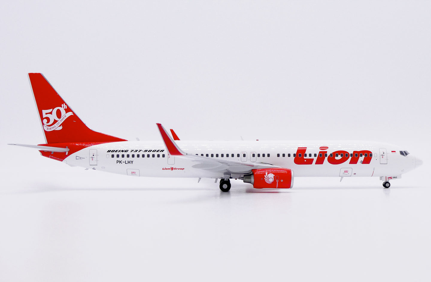 JC WINGS B737-900ER LION AIR "50TH" REG: PK-LHY