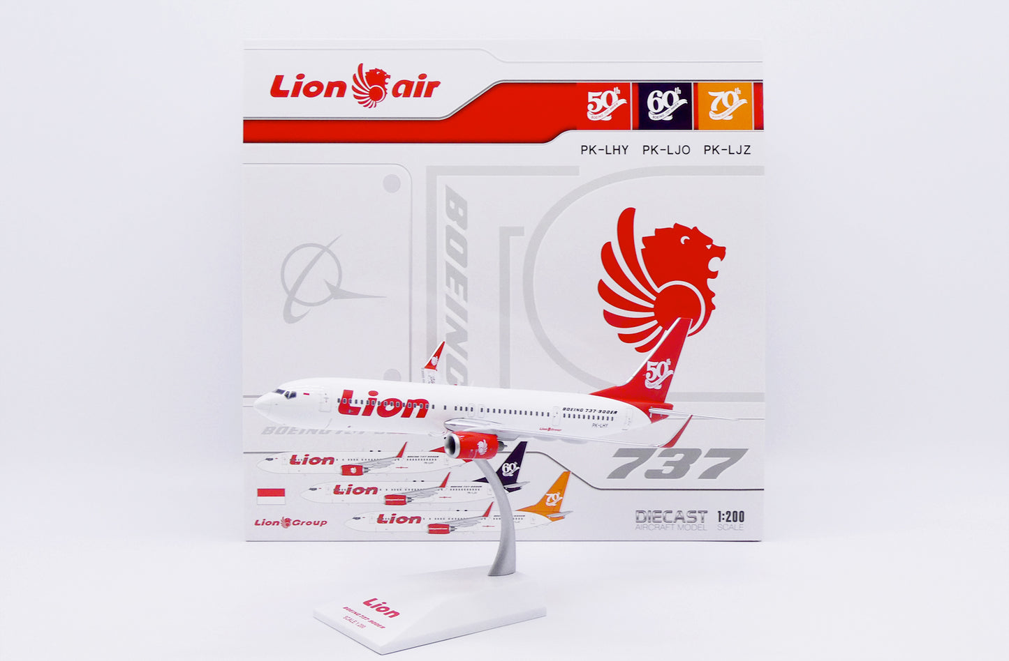 JC WINGS B737-900ER LION AIR "50TH" REG: PK-LHY