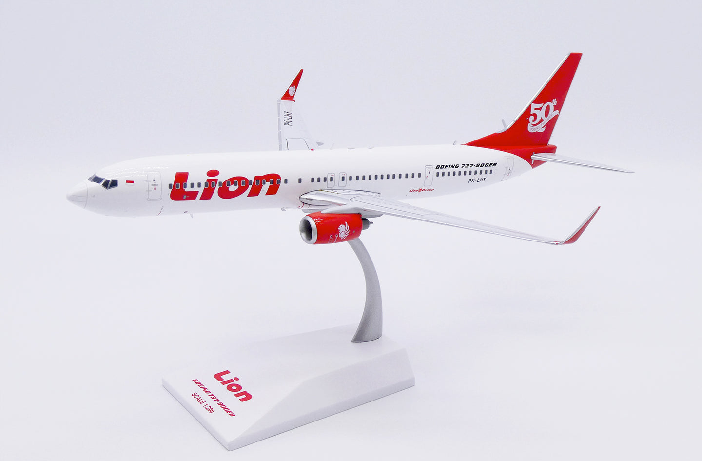 JC WINGS B737-900ER LION AIR "50TH" REG: PK-LHY