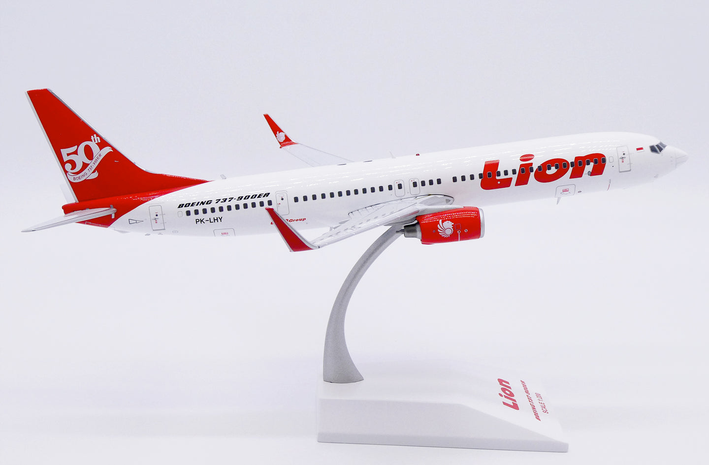 JC WINGS B737-900ER LION AIR "50TH" REG: PK-LHY
