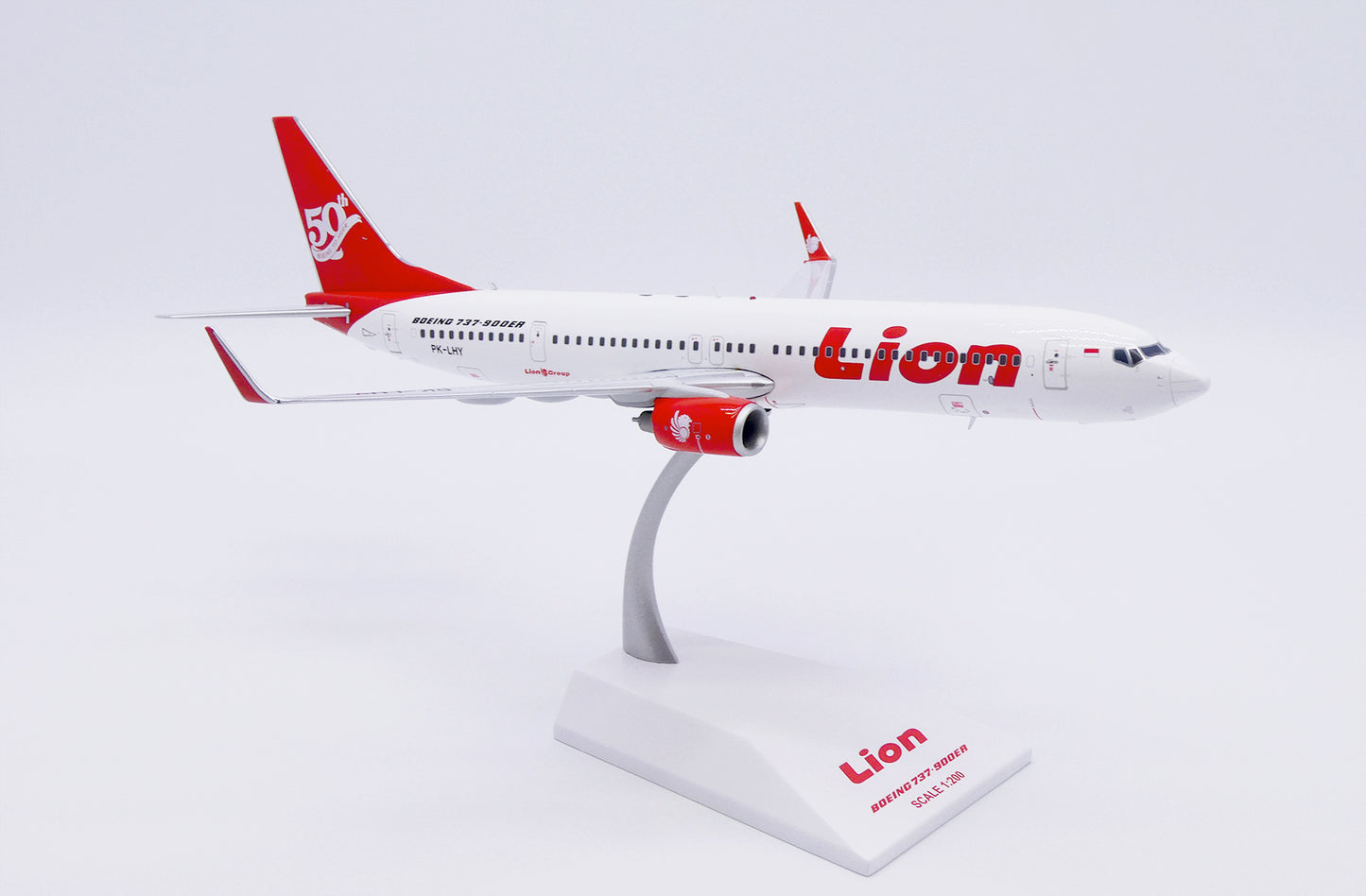 JC WINGS B737-900ER LION AIR "50TH" REG: PK-LHY