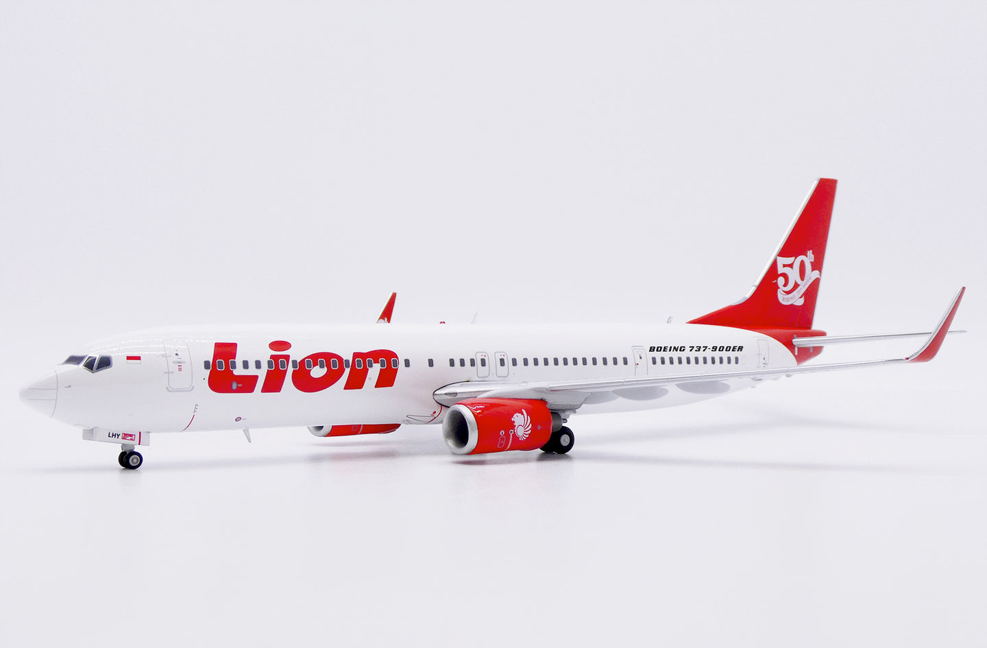 JC WINGS B737-900ER LION AIR "50TH" REG: PK-LHY