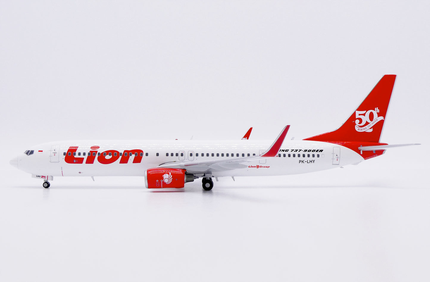 JC WINGS B737-900ER LION AIR "50TH" REG: PK-LHY