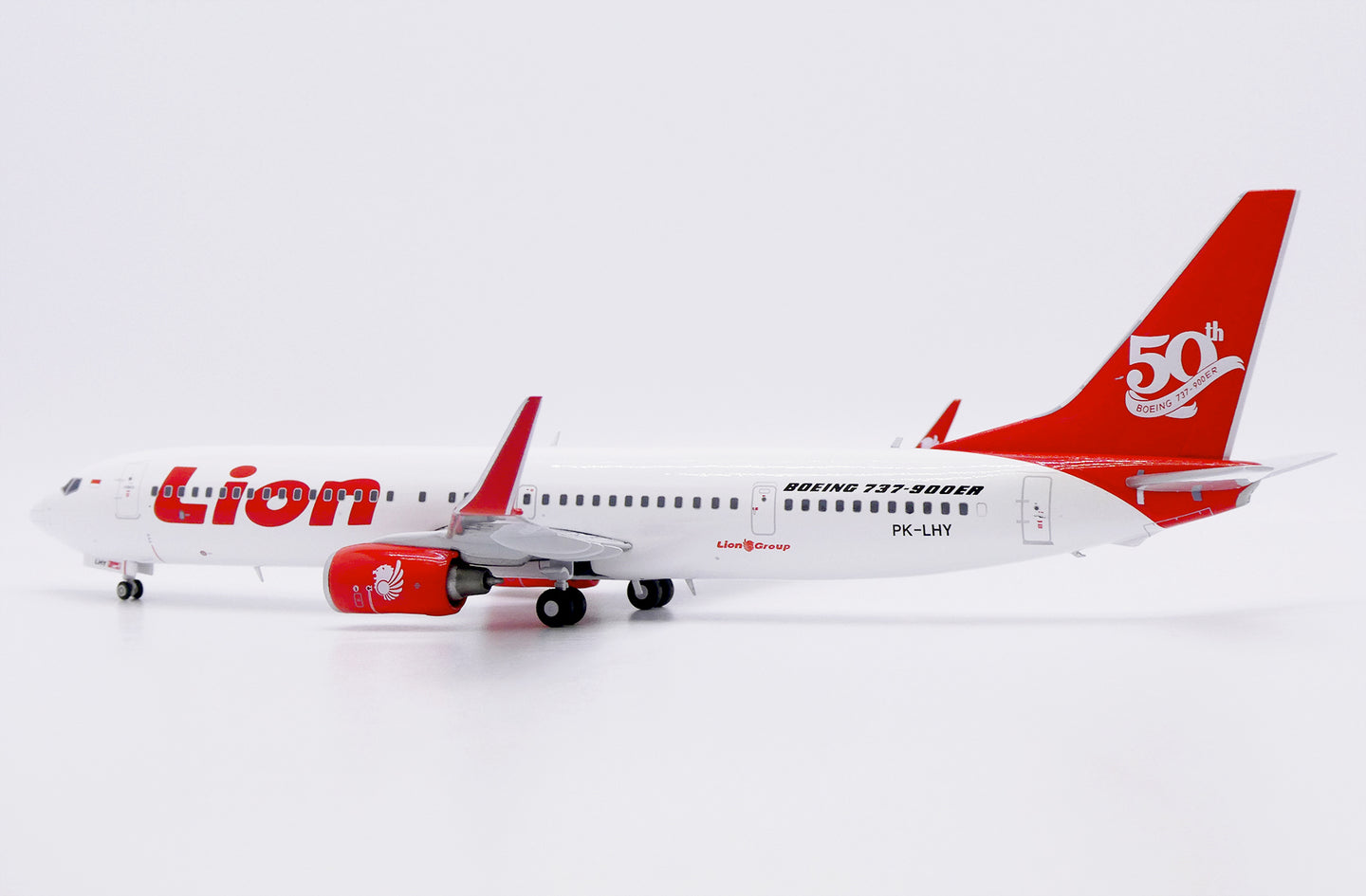 JC WINGS B737-900ER LION AIR "50TH" REG: PK-LHY
