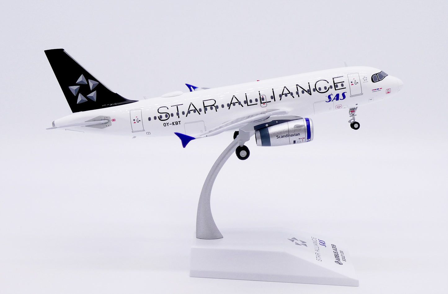 JC WINGS A319 SCANDINAVIAN AIRLINES (SAS) "STAR ALLIANCE" REG: OY-KBT