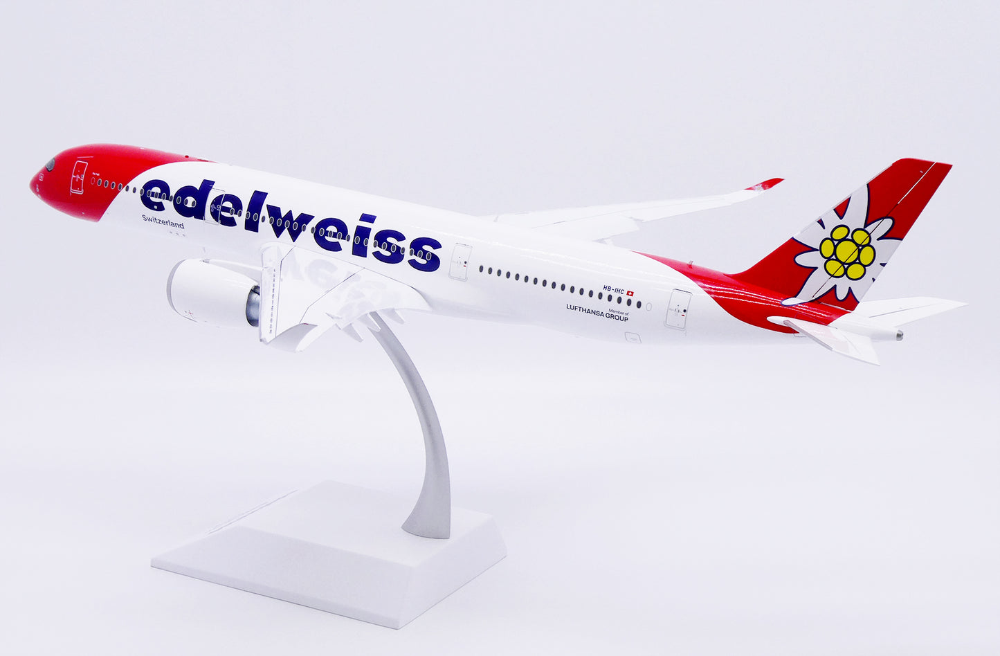 JC WINGS A350-900XWB EDELWEISS (FLAPS DOWN) REG: HB-IHC