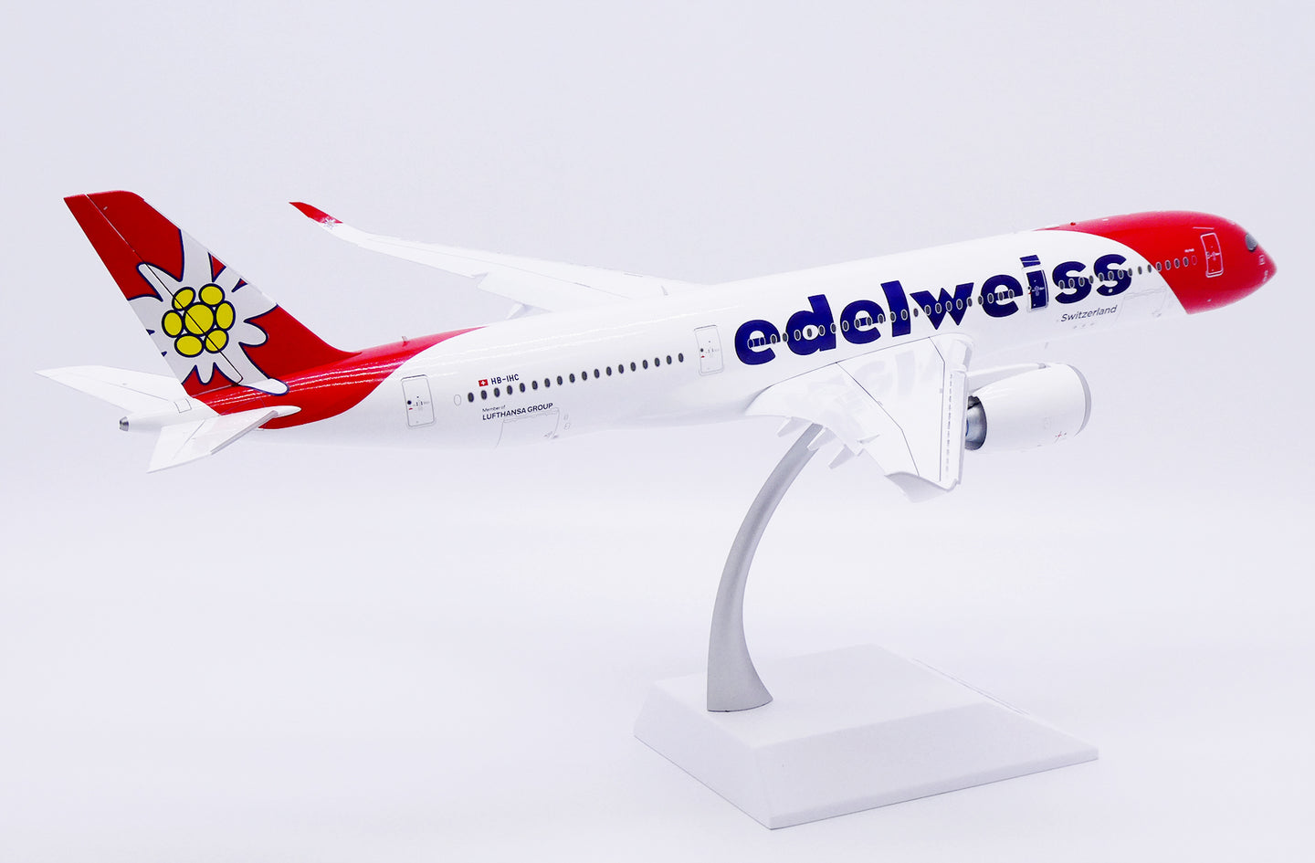 JC WINGS A350-900XWB EDELWEISS (FLAPS DOWN) REG: HB-IHC