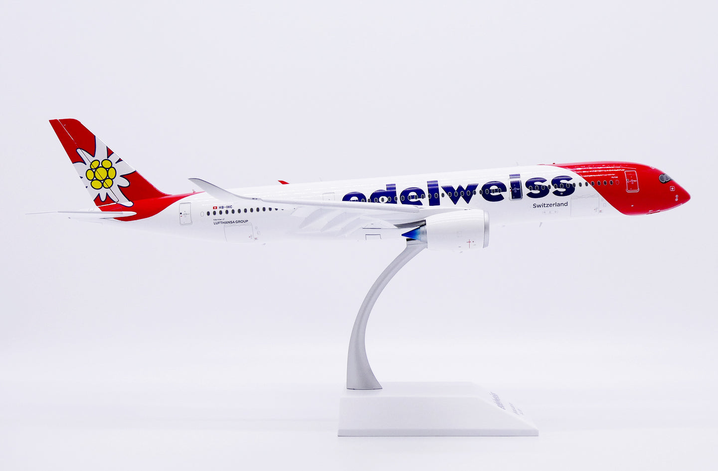 JC WINGS A350-900XWB EDELWEISS (FLAPS DOWN) REG: HB-IHC