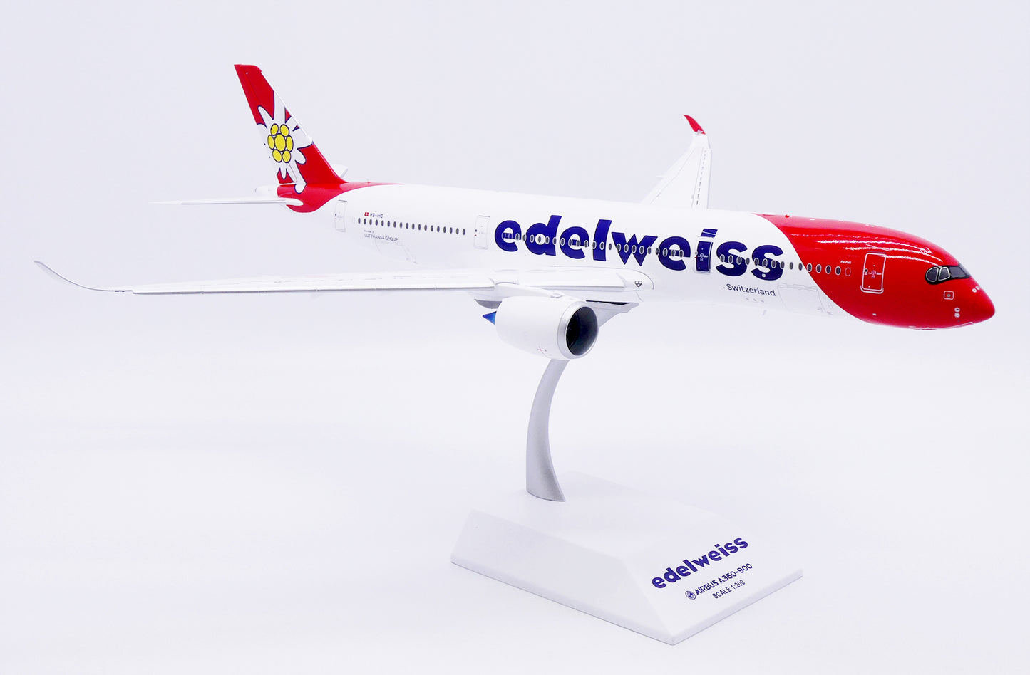 JC WINGS A350-900XWB EDELWEISS (FLAPS DOWN) REG: HB-IHC