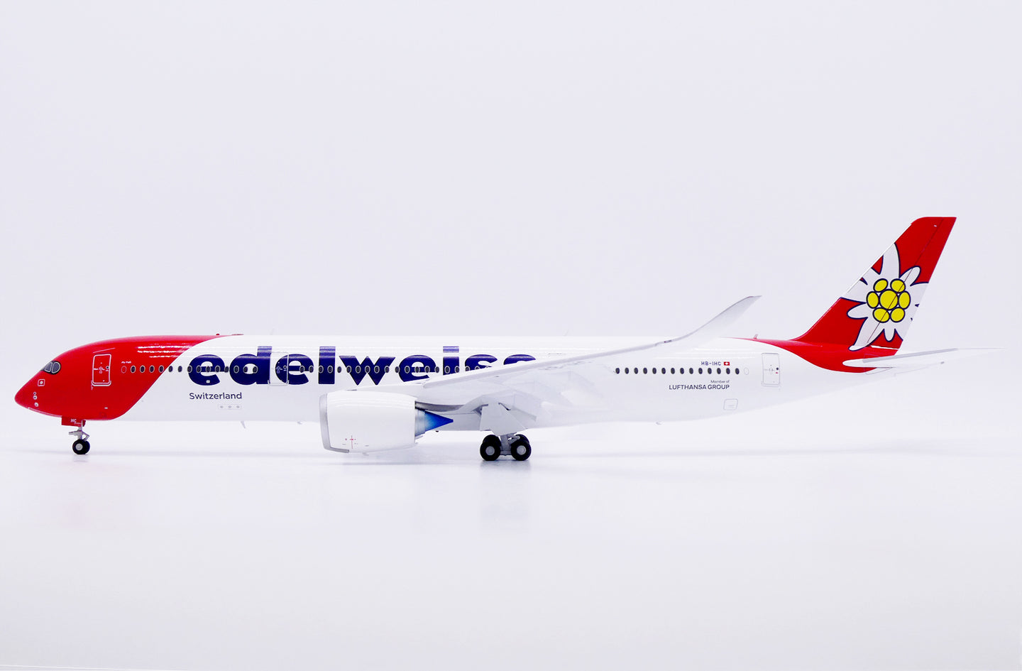 JC WINGS A350-900XWB EDELWEISS (FLAPS DOWN) REG: HB-IHC