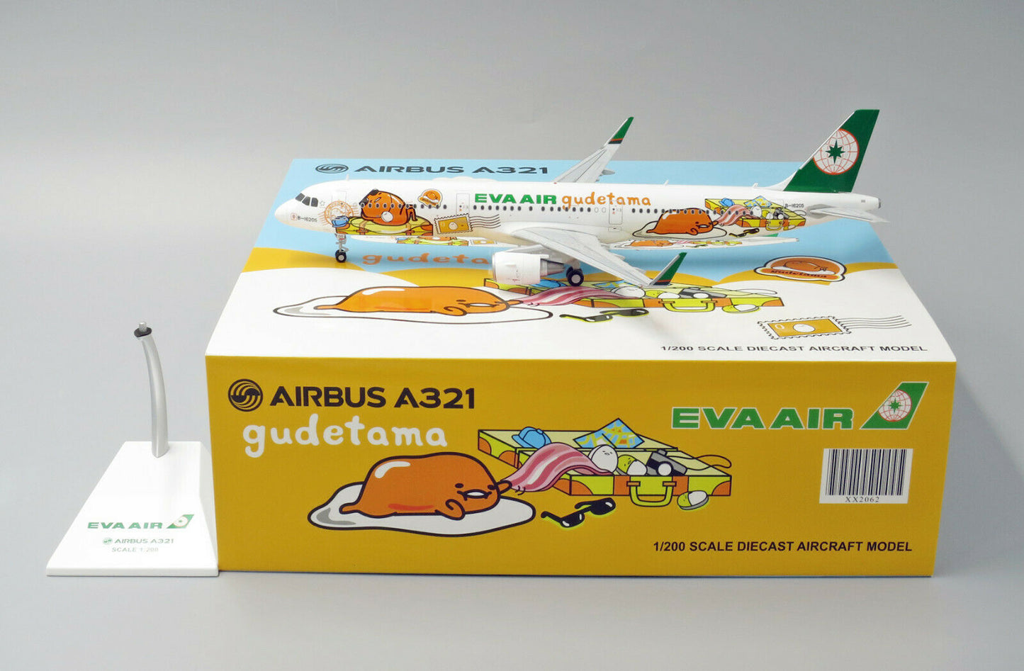 JC WINGS A321 EVA AIR "GUDETAMA LIVERY" REG: B-16205