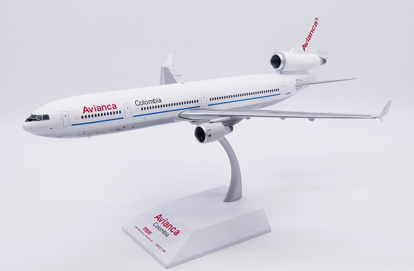 JC WINGS MD-11 AVIANCA COLOMBIA (POLISHED) REG: N278WA