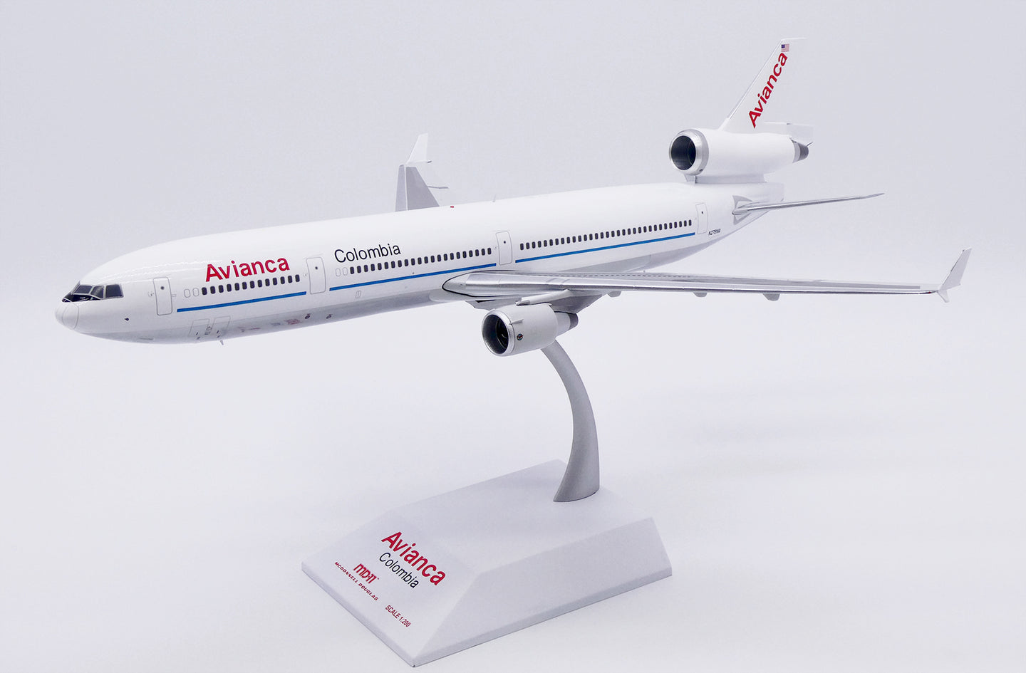 JC WINGS MD-11 AVIANCA COLOMBIA (POLISHED) REG: N278WA