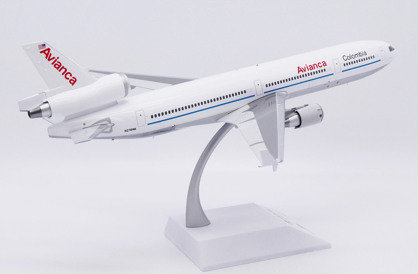 JC WINGS MD-11 AVIANCA COLOMBIA (POLISHED) REG: N278WA