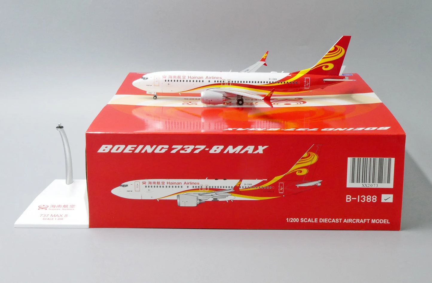 JC WINGS B737 MAX 8 HAINAN AIRLINES REG: B-1388