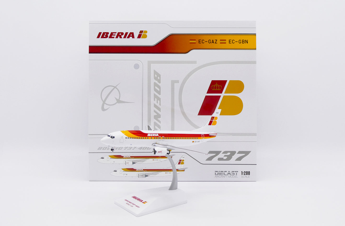 JC WINGS B737-400 IBERIA (AIR EUROPA) REG: EC-GAZ