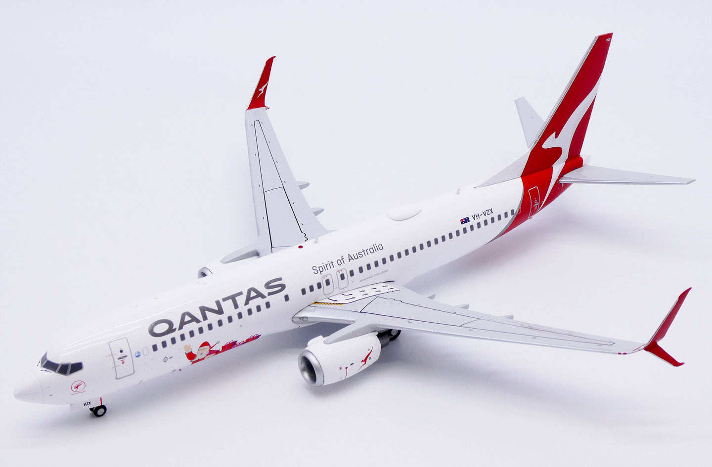 JC WINGS B737-800 QANTAS "SANTA" REG: VH-VZX