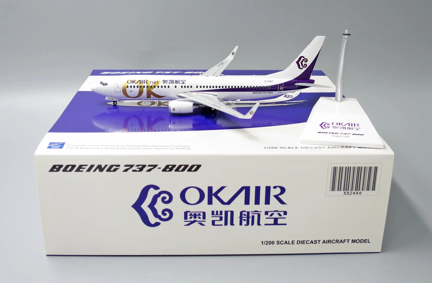 JC WINGS B737-800 OK AIR "OLD SCHEME" REG: B-5367