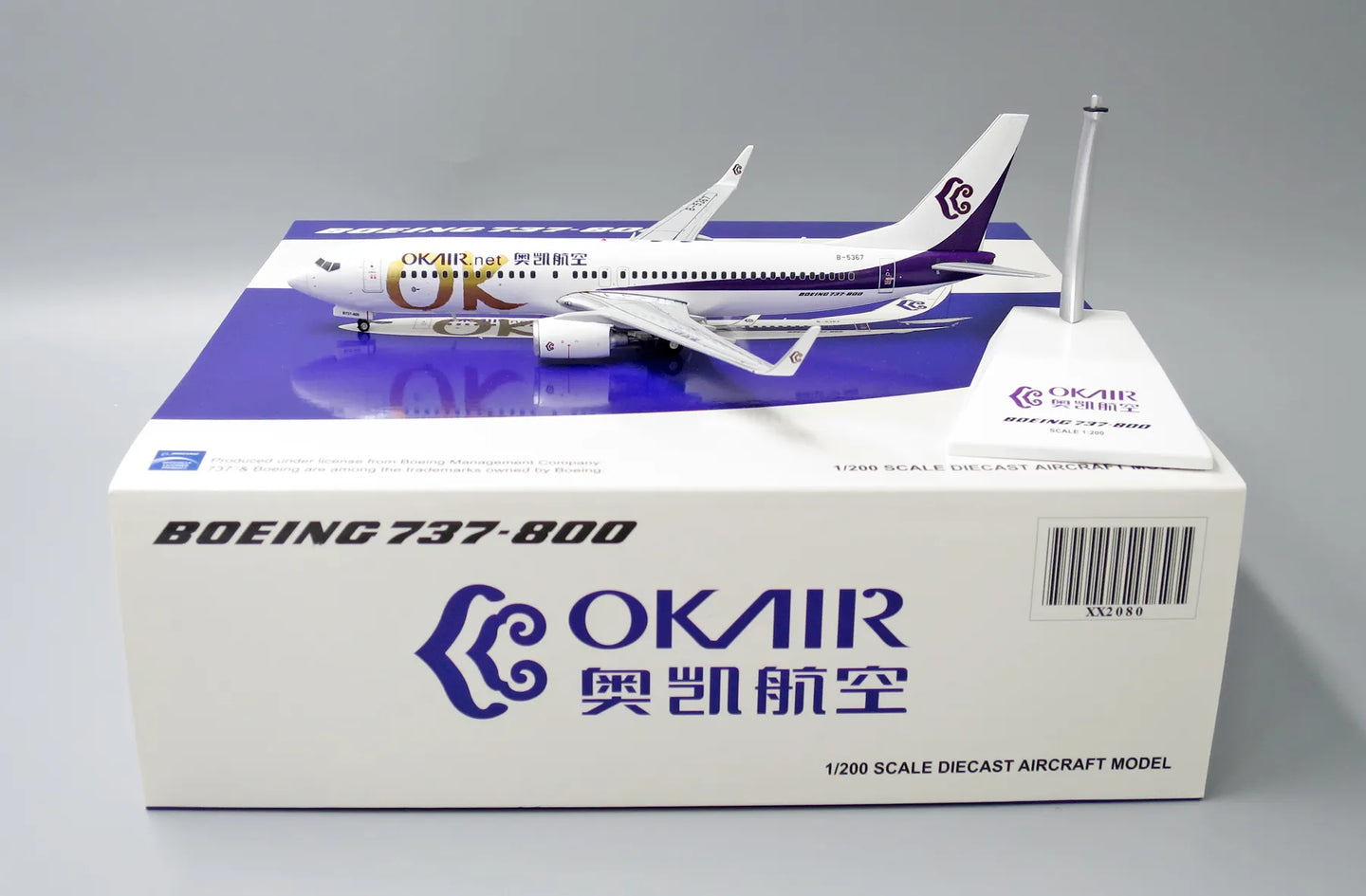 JC WINGS B737-800 OK AIR "OLD SCHEME" REG: B-5367