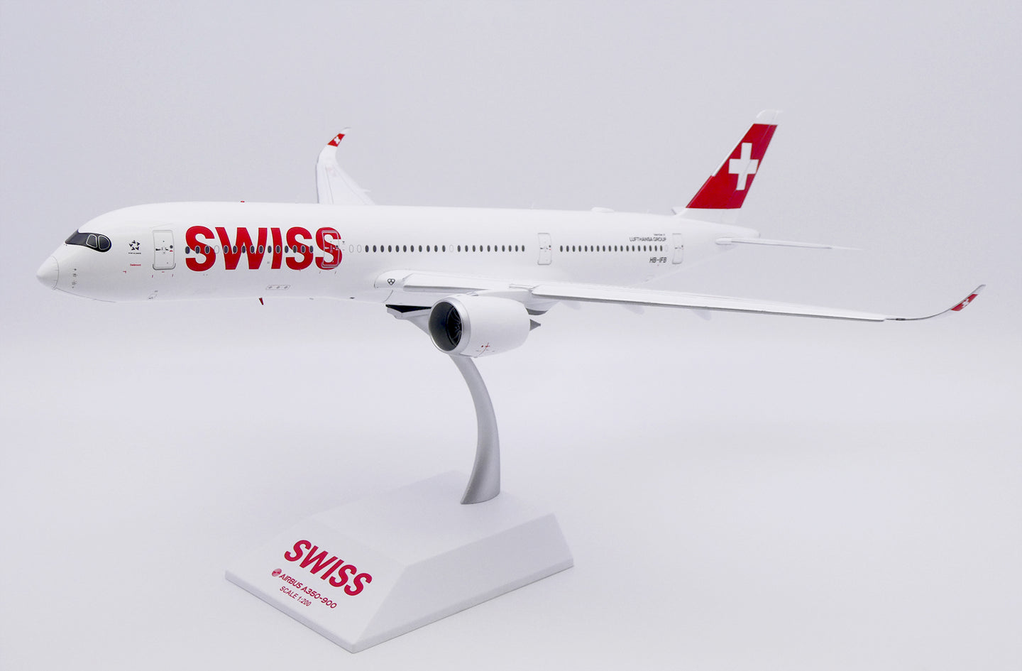JC WINGS A350-900XWB SWISS (FLAPS DOWN) REG: HB-IFB