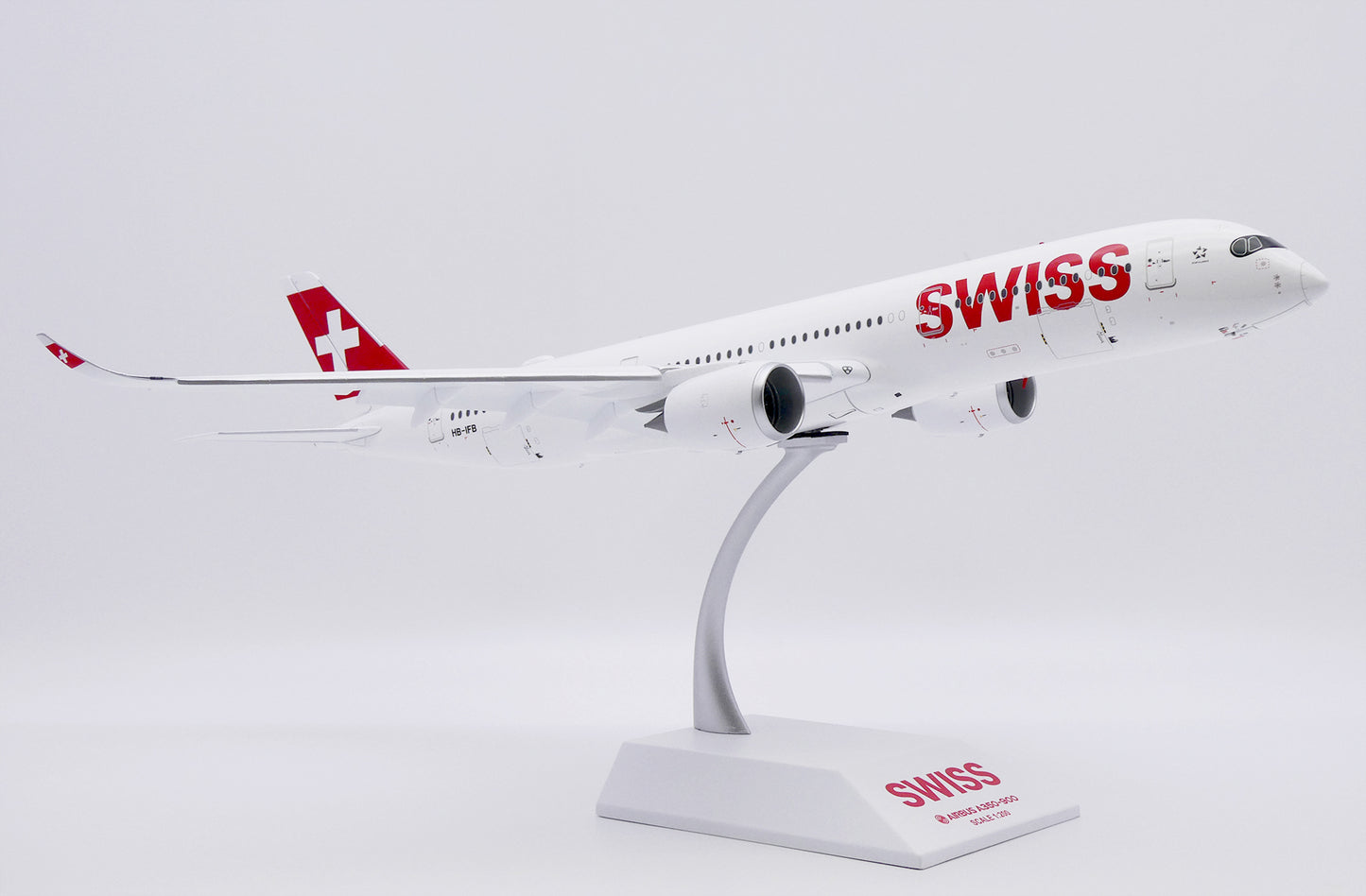 JC WINGS A350-900XWB SWISS (FLAPS DOWN) REG: HB-IFB