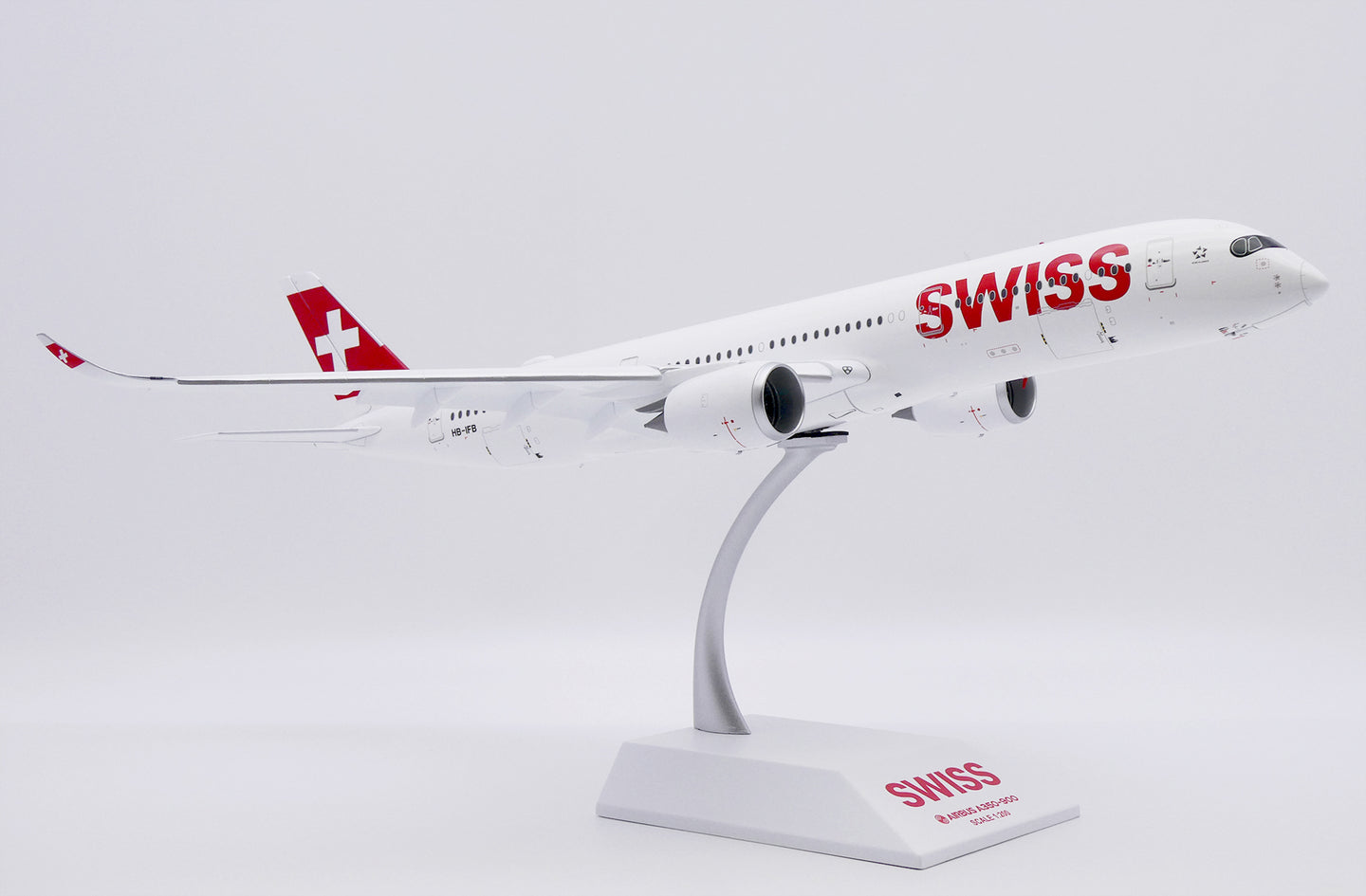 JC WINGS A350-900XWB SWISS (FLAPS DOWN) REG: HB-IFB