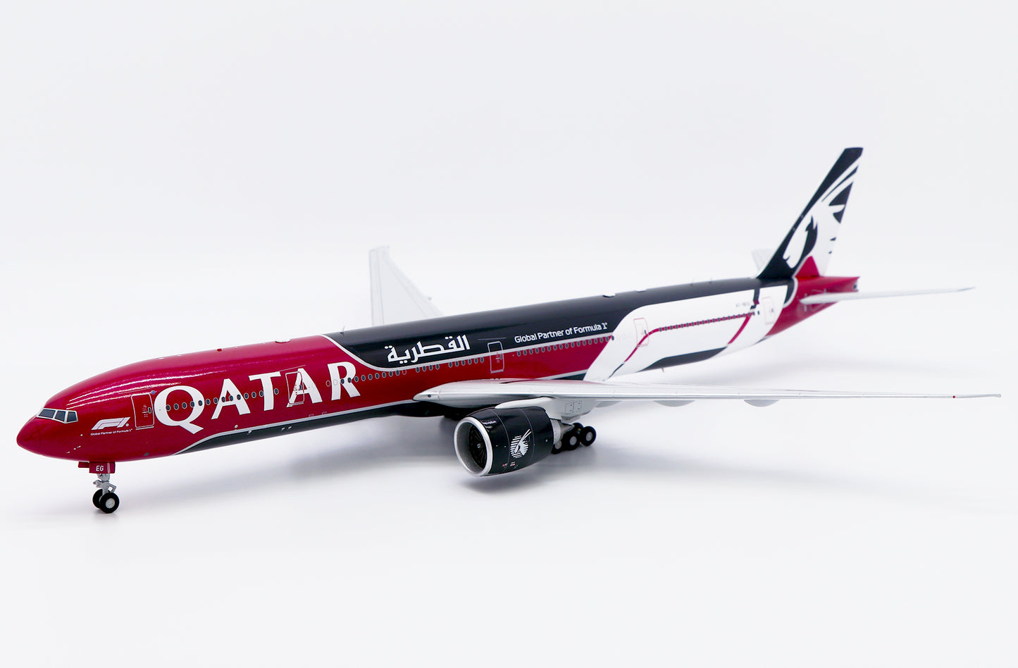 JC WINGS B777-300ER QATAR AIRWAYS "FORMULA 1" REG: A7-BEG