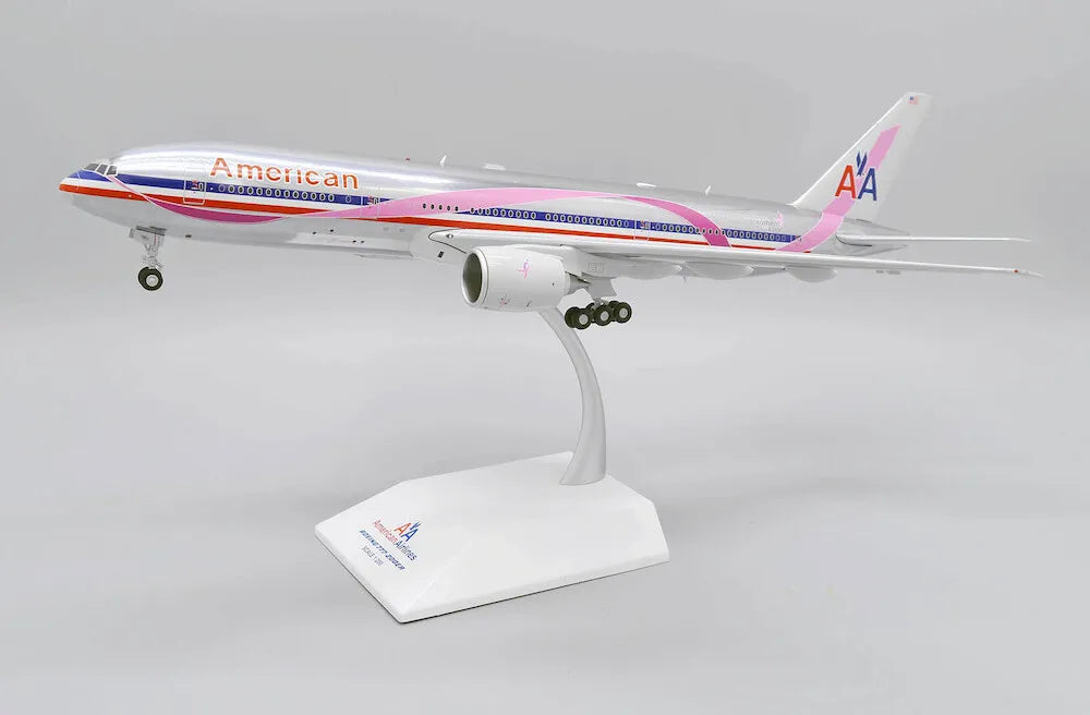 JCWINGS B777-200ER AMERICAN AIRLINES "PINK RIBBON" (POLISHED) REG: N759AN