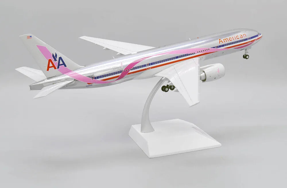 JCWINGS B777-200ER AMERICAN AIRLINES "PINK RIBBON" (POLISHED) REG: N759AN
