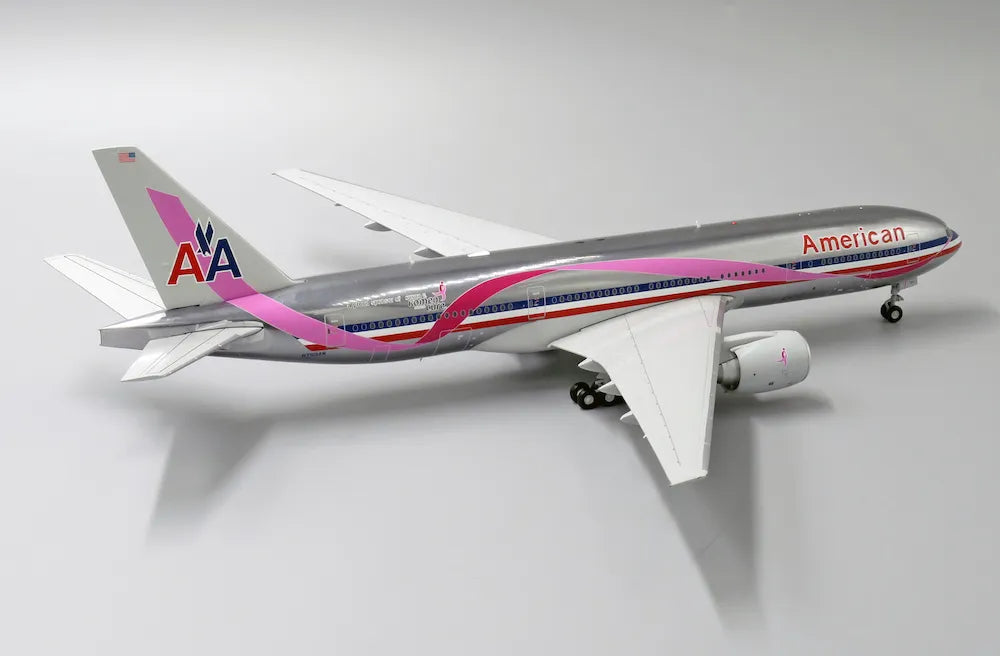 JCWINGS B777-200ER AMERICAN AIRLINES "PINK RIBBON" (POLISHED) REG: N759AN