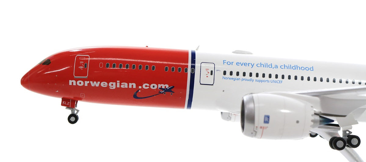 JC WINGS B787-9 DREAMLINER NORWEGIAN AIR "UNICEF LIVERY" REG: G-CKLZ